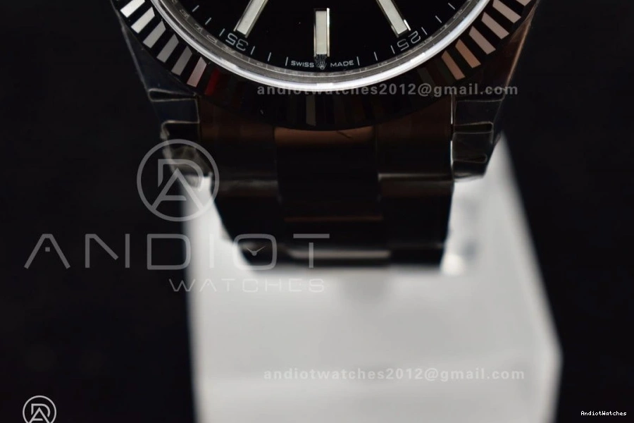 on 904L Edition Dial Oyster SS Sleek 615 DateJust 126334 1:1 Best Bracelet VSF Black VS 41 0318
